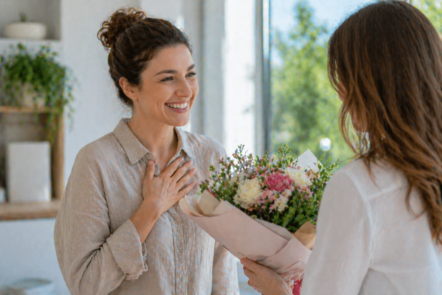 Comment remercier pour un bouquet de fleurs