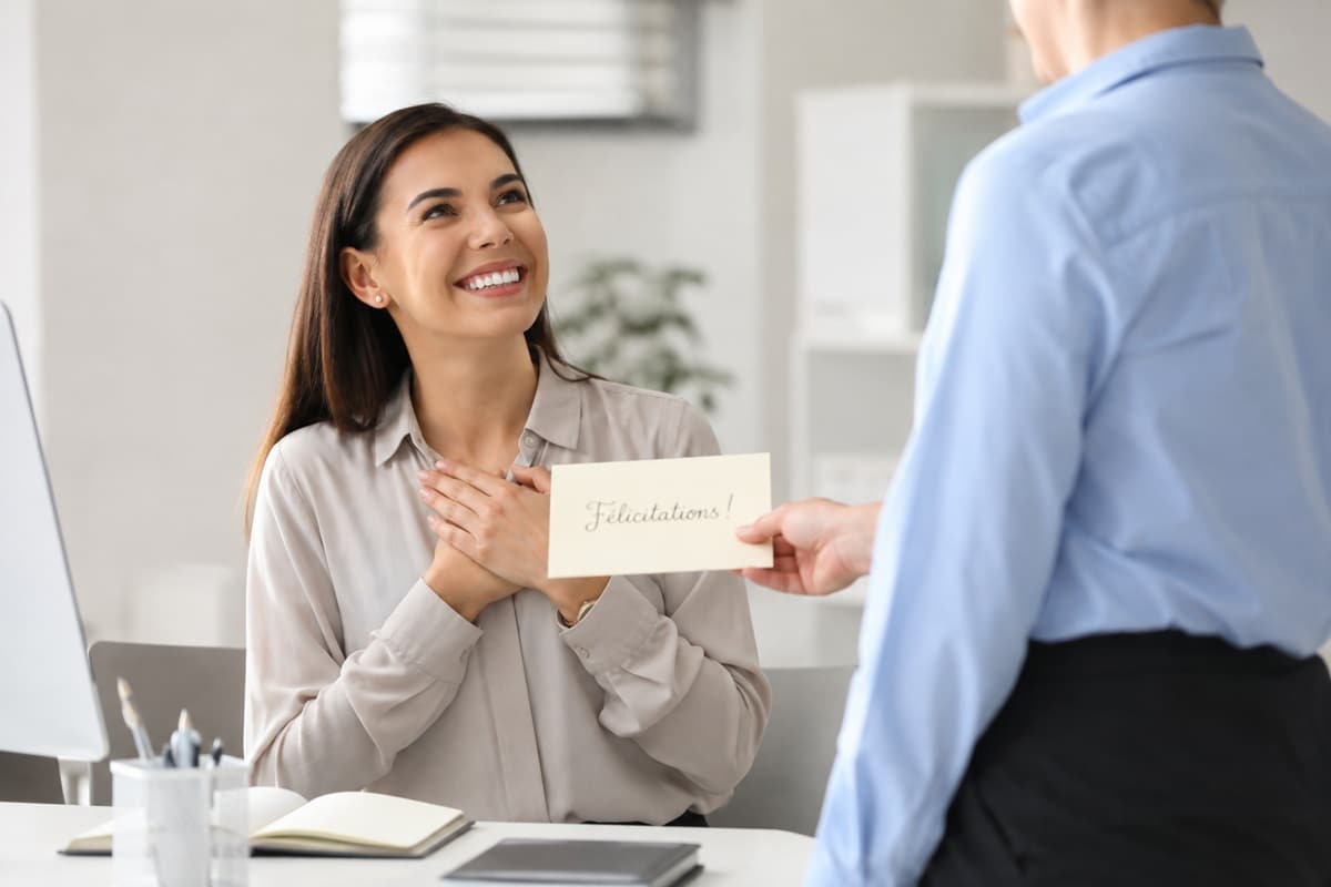 Félicitations au bureau